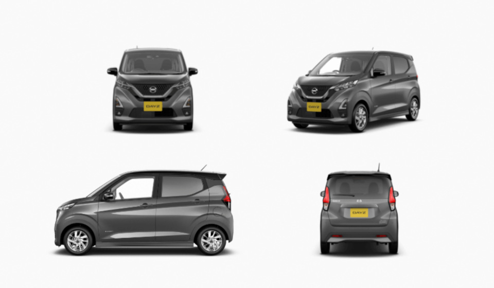 Titanium Gray / Black — Nissan Dayz (2G)