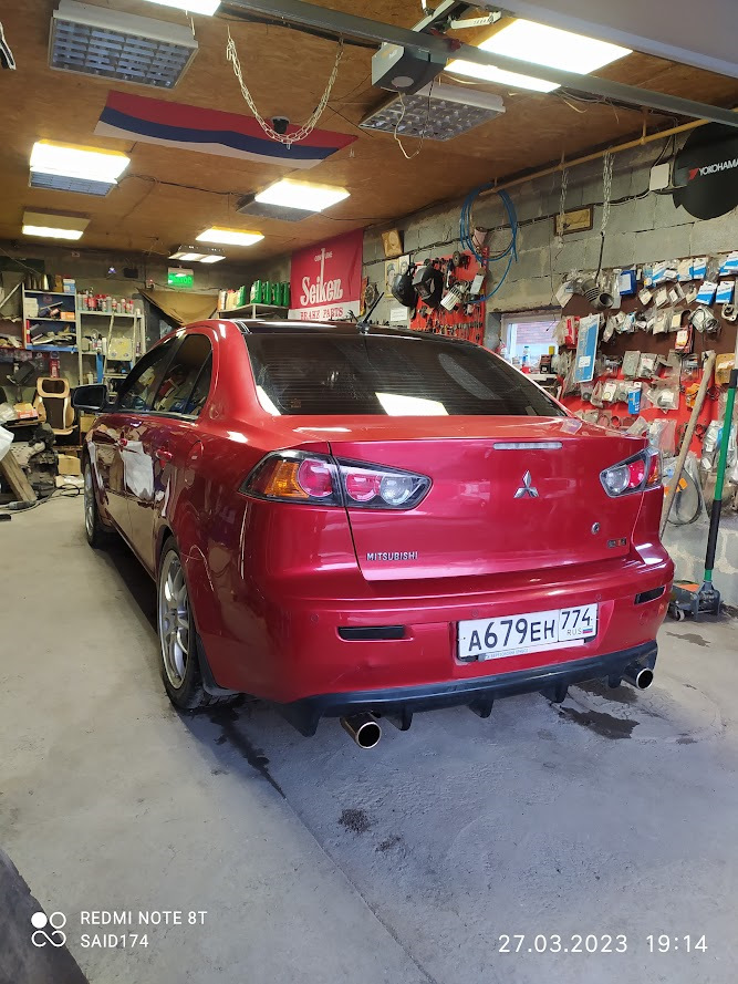 Фото в бортжурнале Mitsubishi Lancer X