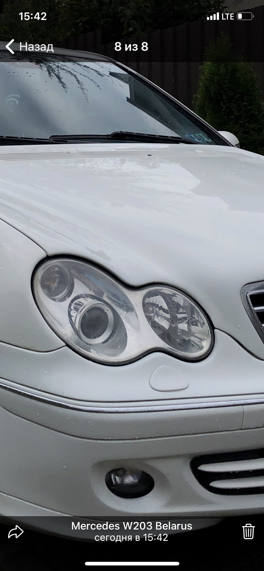Фото в бортжурнале Mercedes-Benz C-Class (W203)
