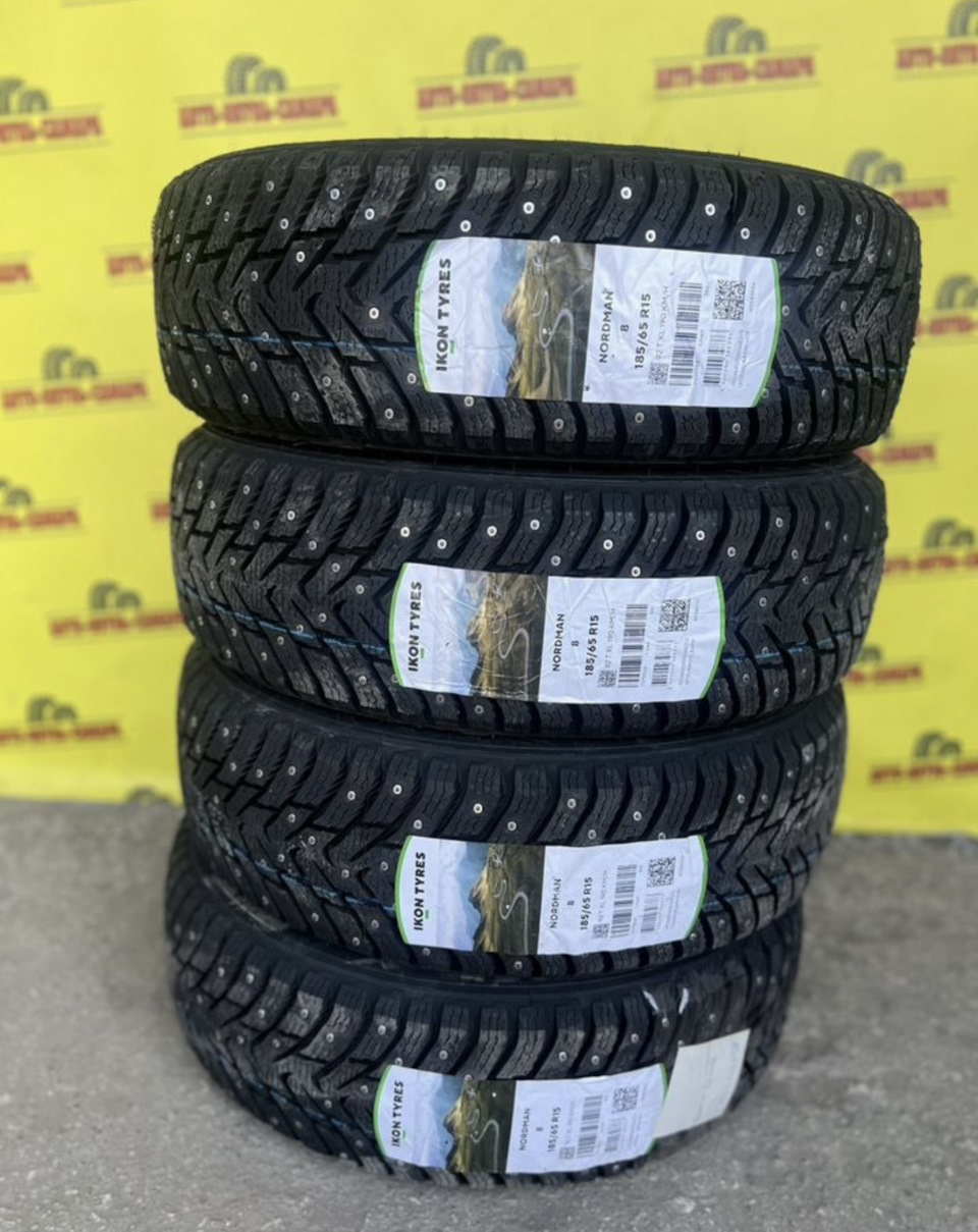 IKON TYRES Nordman 8 185/65 R15 92Т. — Lada Калина Универсал (2G). Запчасти на фото: 818565, Ikon Nordman 8 185/65R15