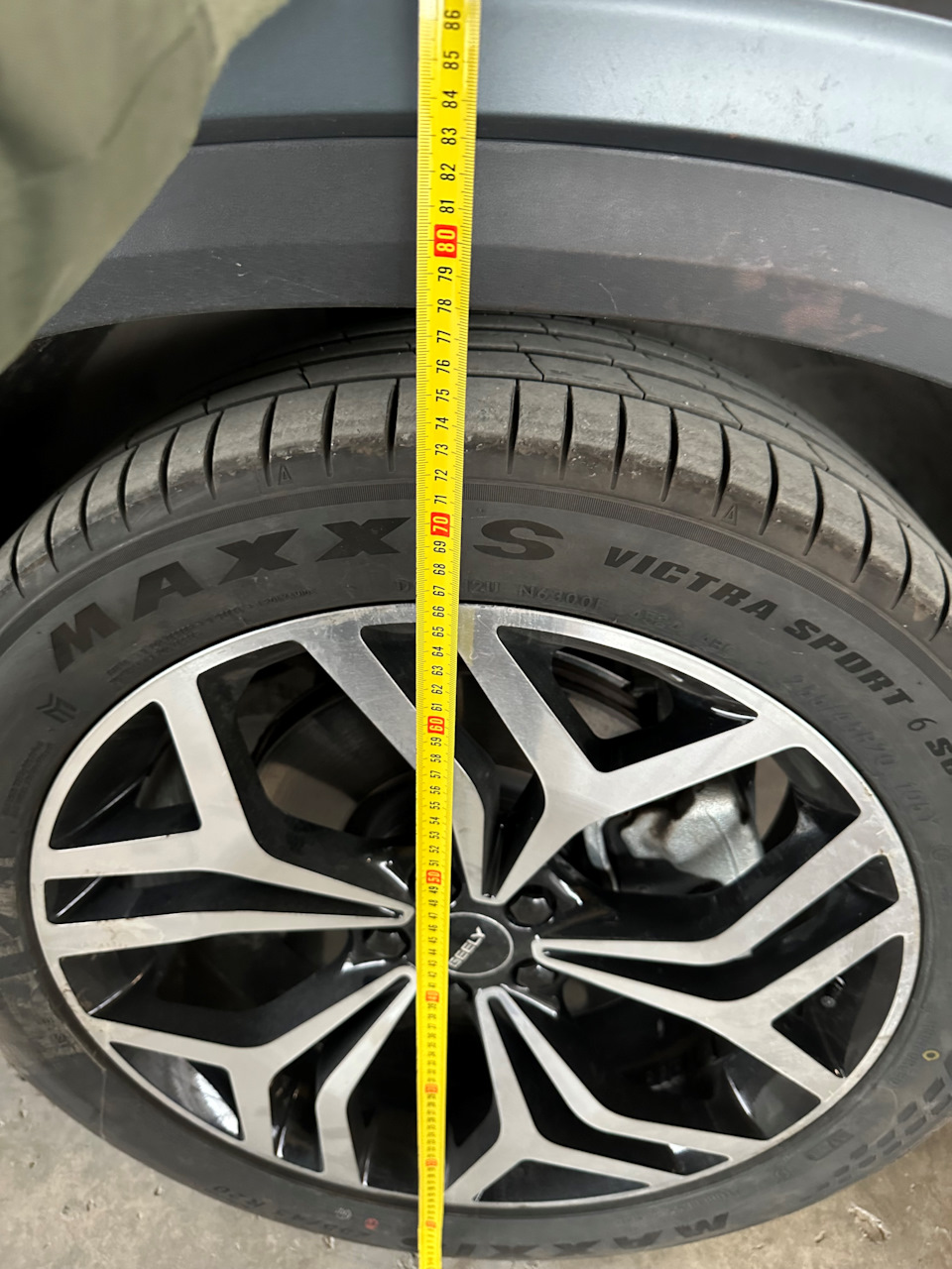 Перед после — Geely Monjaro. Запчасти на фото: 515253