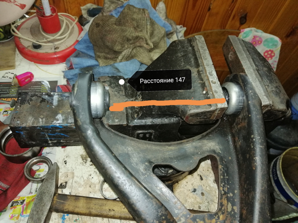 Готово. Размер держал 147мм. — Renault Scenic I