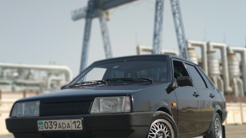 2 витка, ниже к земле — Lada 21099 бензин, 1,6 л, 2008 года
