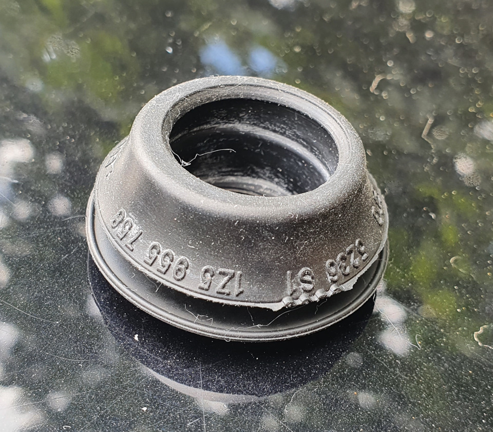 Уплотнитель заднего дворника 1Z5955758 — Skoda Octavia A5 Mk2. Запчасти на фото: 1Z5955758