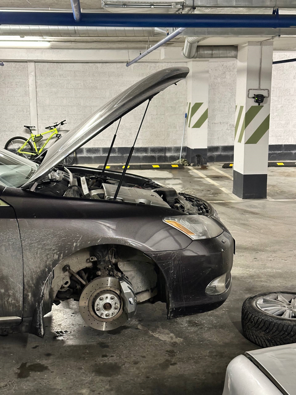 Замена заняла около пары часов со всеми регулировками — Lexus ES (XV40)