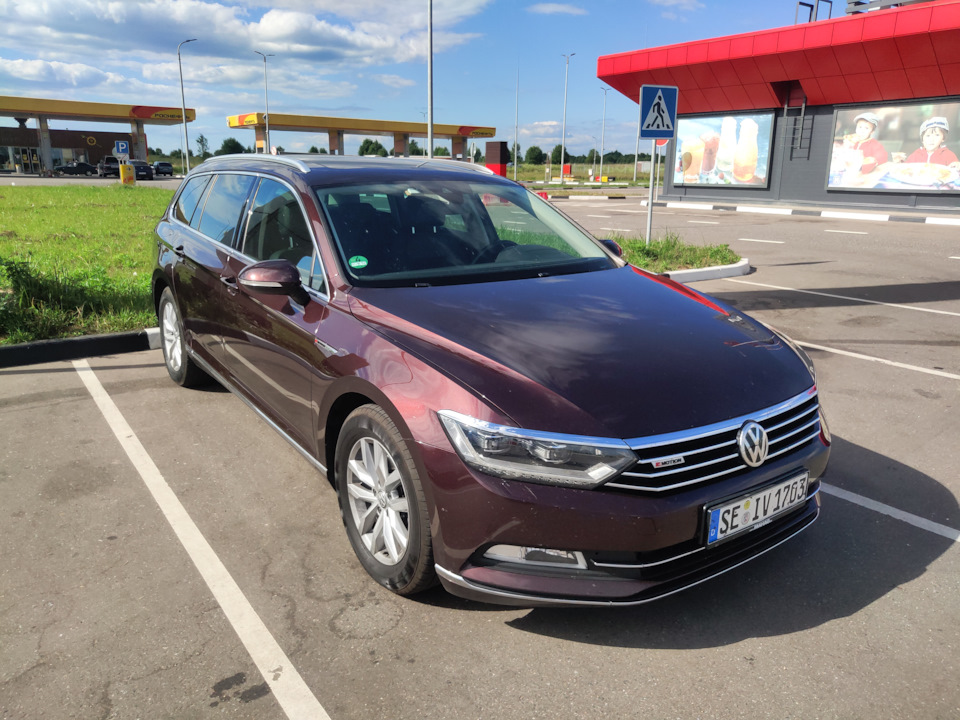 Еще одно фото в пути. — Volkswagen Passat Variant (B8)
