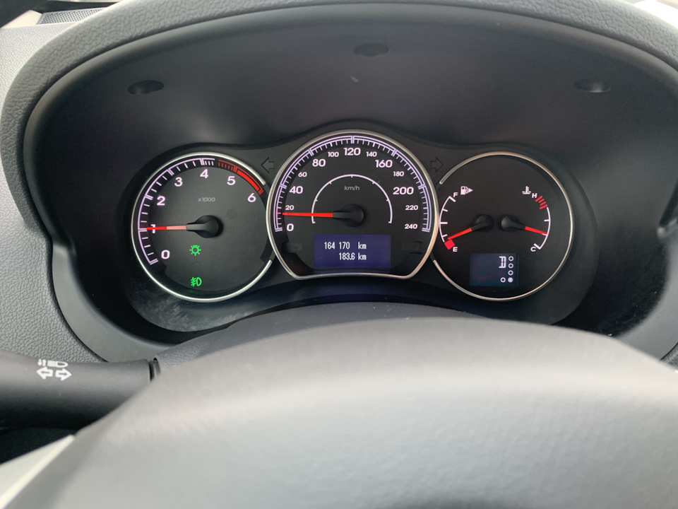 Пробег на момент покупки 164170 км — Renault Koleos (1G)
