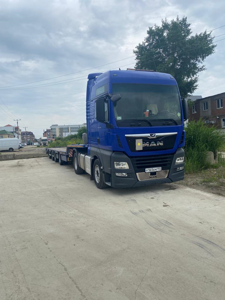 Вот эта сцепка. — MAN TGX 18 500