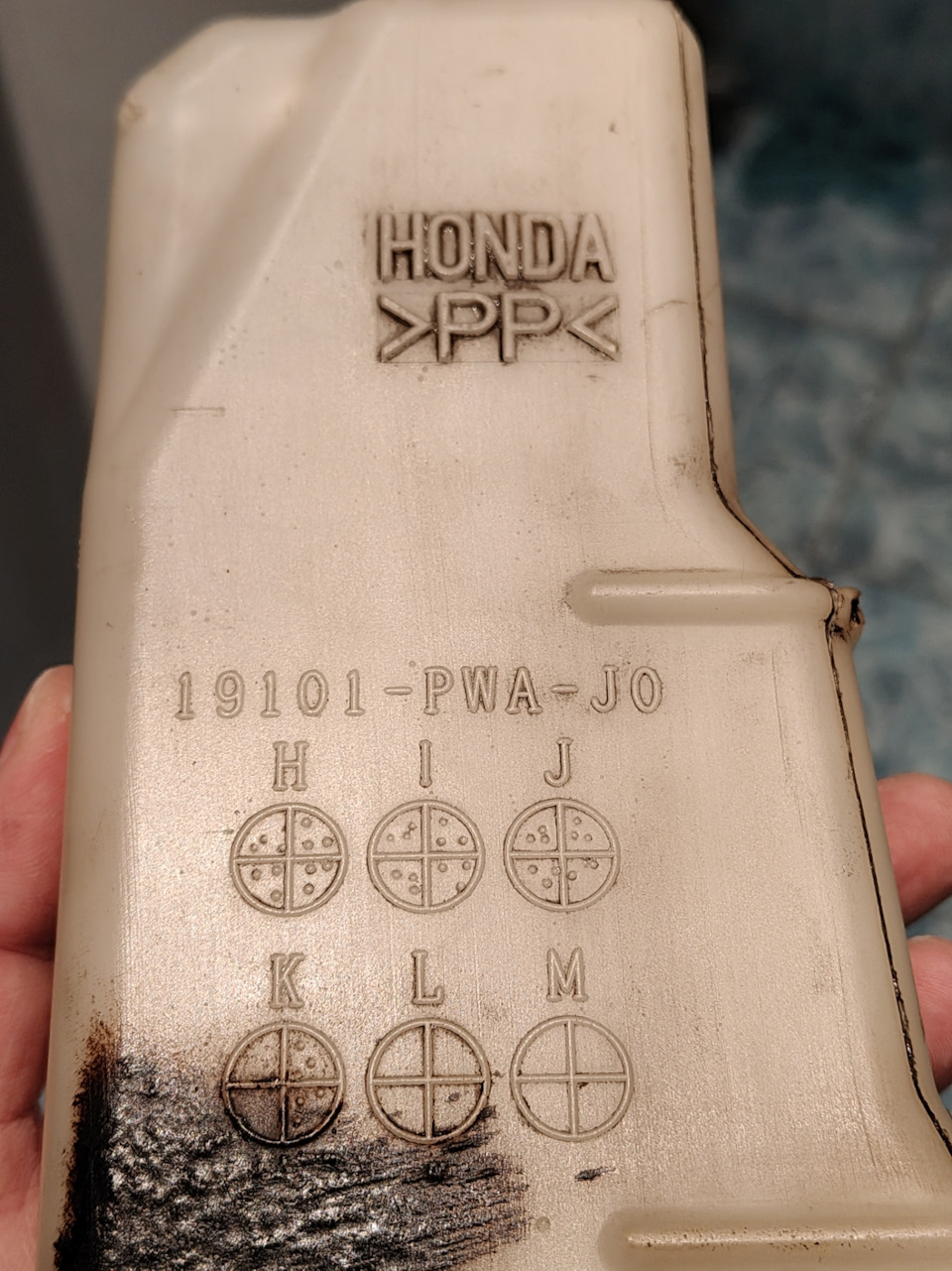 Фото в бортжурнале Honda Jazz (1G). Запчасти на фото: 19101PWAJ0