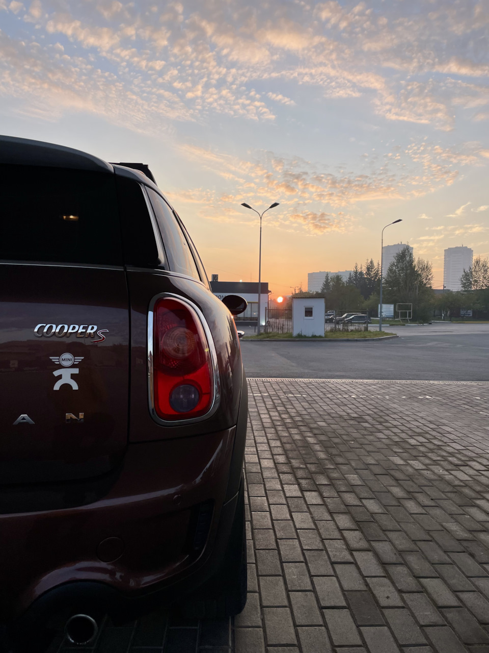 Просто красивое фото на рассвете) — MINI Countryman (1G)