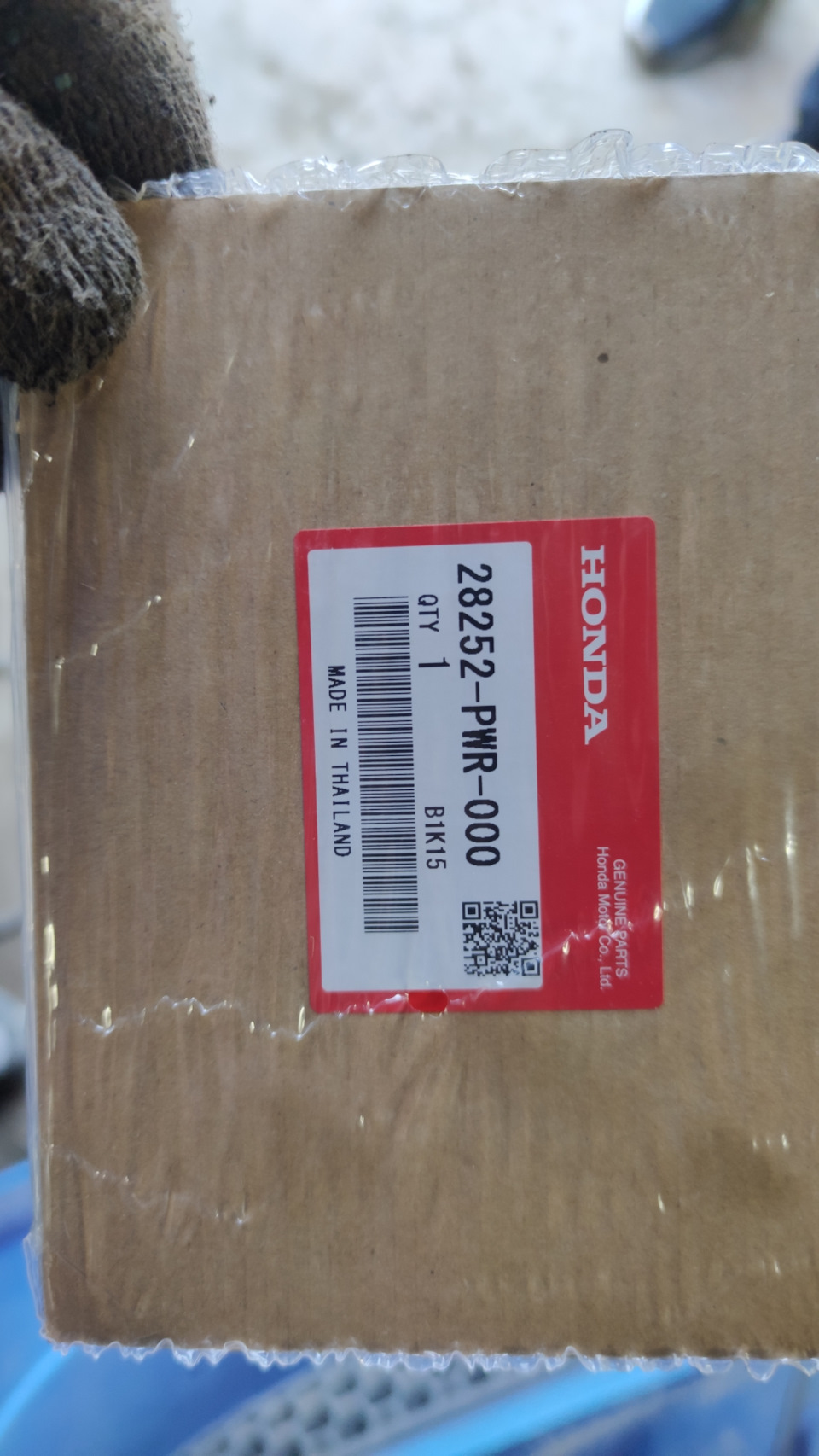 Фото в бортжурнале Honda Fit (1G). Запчасти на фото: 28252PWR000