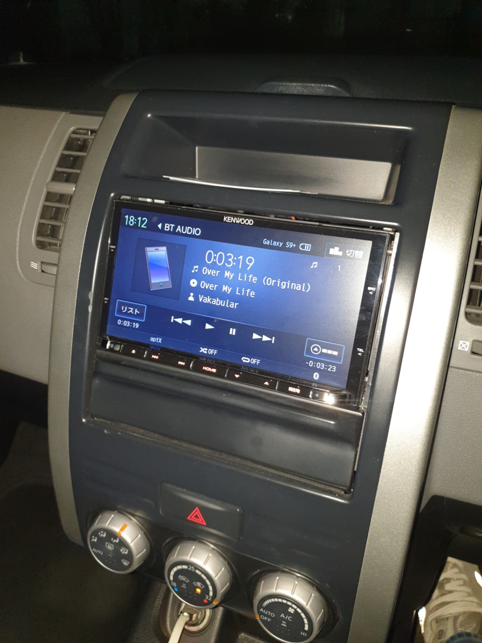 Магнитола Kenwood MDV-Z702 — Nissan X-Trail II (t31) бензин, 2 л