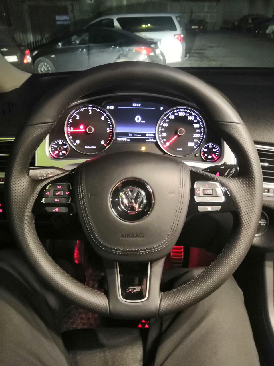 Фото установленного — Volkswagen Touareg (2G)