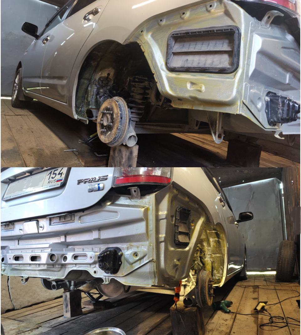 Обработал наружные части — Toyota Prius (20)