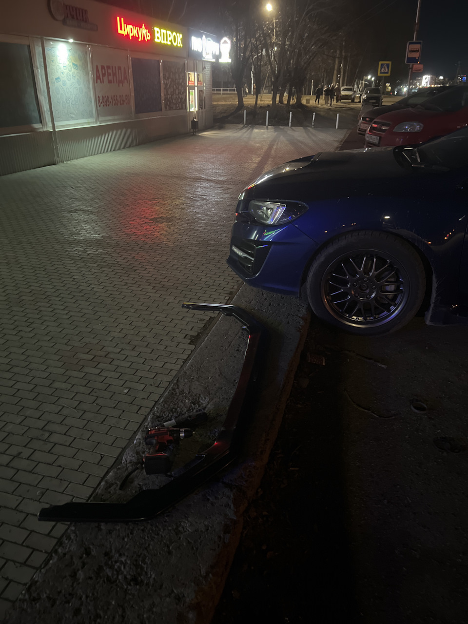 Это я монтирую губу — Subaru Levorg (VM)