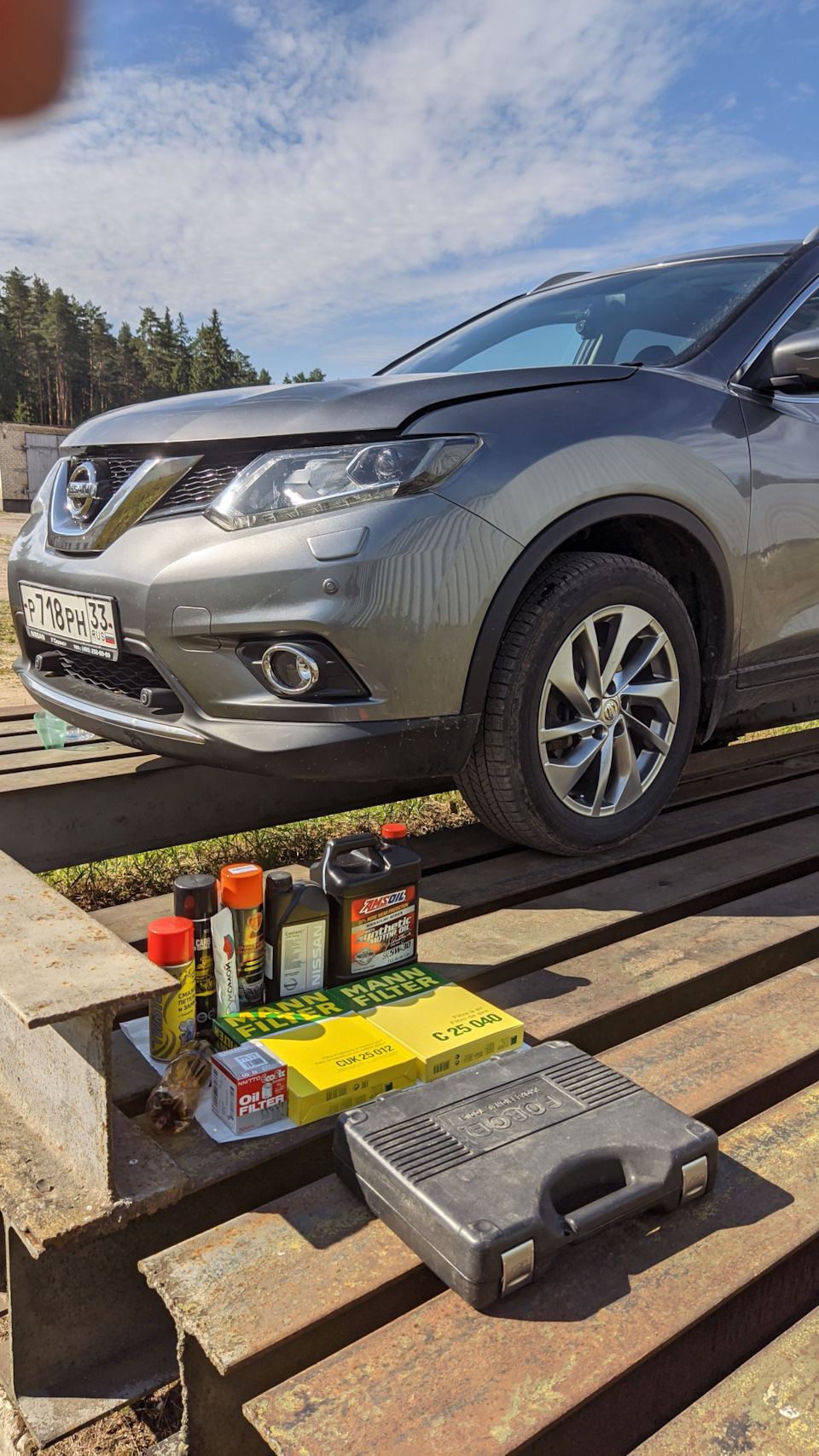 К процедурам готов! — Nissan X-Trail III (t32). Запчасти на фото: CUK25012
