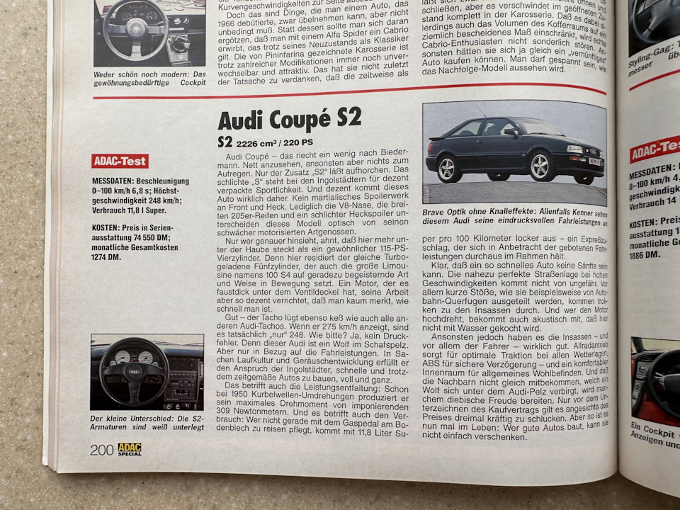 S2 — Opel Vectra A. Found on photo: SPECIAL