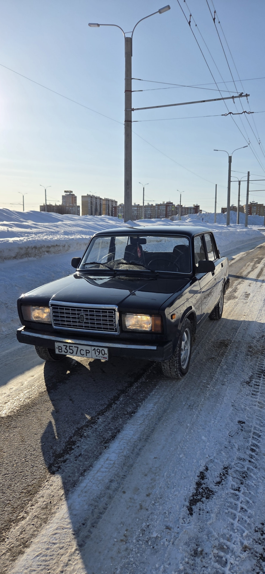 Просто зимние фотки )) Ваз 2107) — Lada 210740 бензин, 1,6 л, 2012