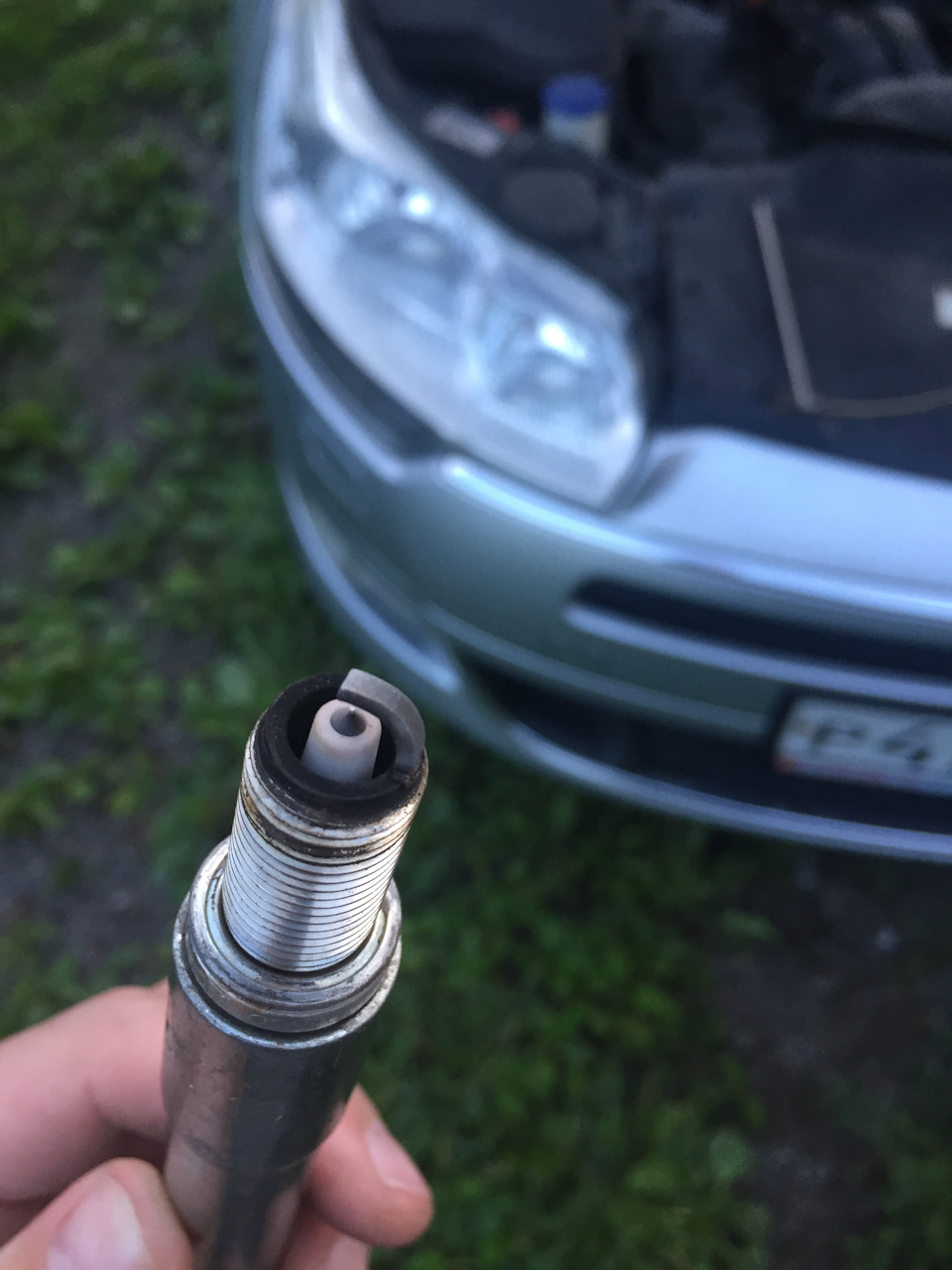 Свеча после 10000км. — Citroen C5 (2G)