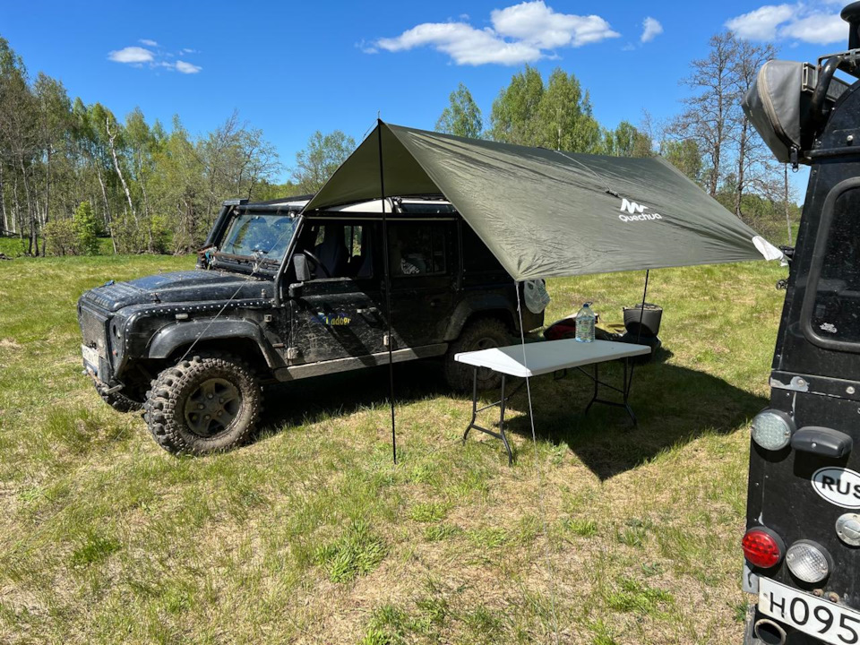 И тентик закрепил — Land Rover Defender (L315/L316)