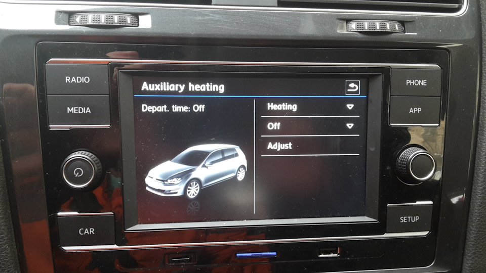 Photo from the logbook Volkswagen Golf Mk7