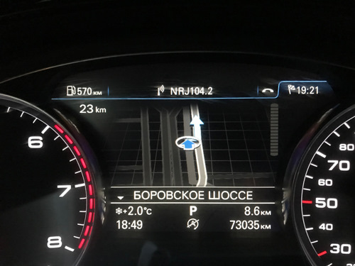 Схематическое изображение уличной сети — Audi A8 (D4)