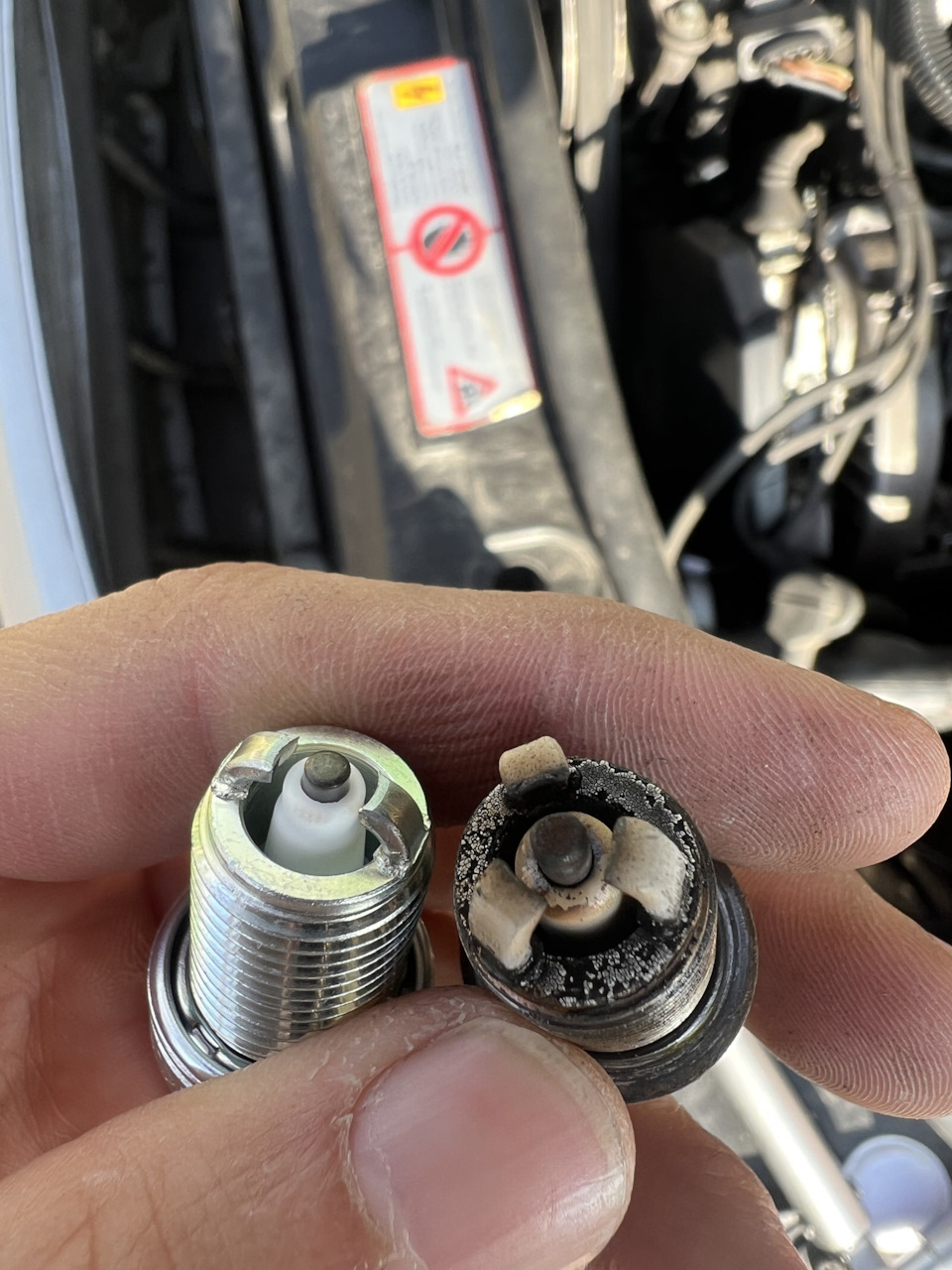 廉ページ 💥Замена свечей зажигания NGK 3584 — Audi A6 (C5) бензин, 2,8 л