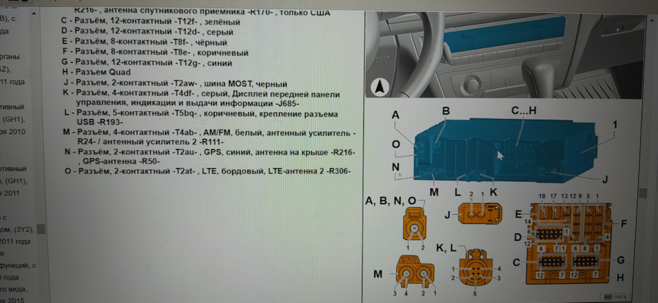 подключение коаксиала к миб — Audi A6 Avant (C7)