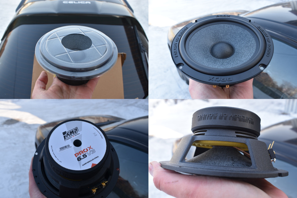 №93 ▻ Компонентная акустика / AMP PRO X 6.5 v3 — Toyota Celica