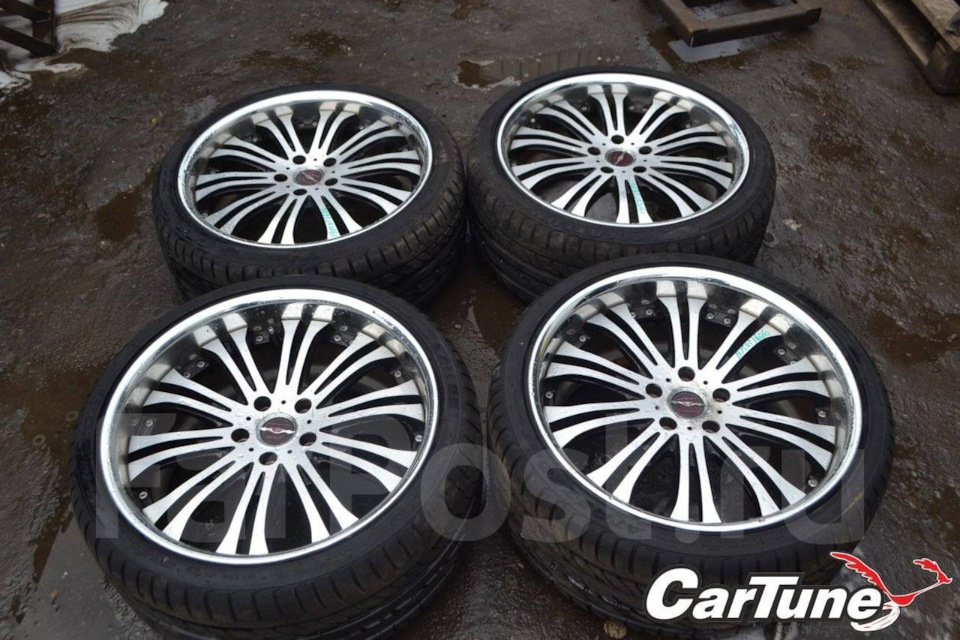 Колеса Enkei AME Shallen J8.5-9.5 275/30R19 245/35R19 — Lexus GS (JZS160)