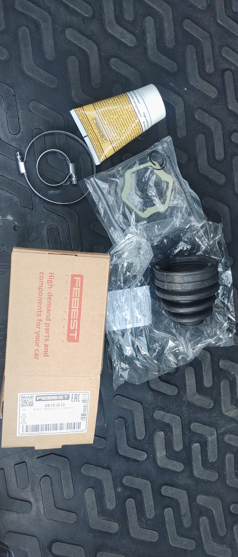 0815G12 Пыльник шрус внутренний комплект 72x93x20 FEBEST