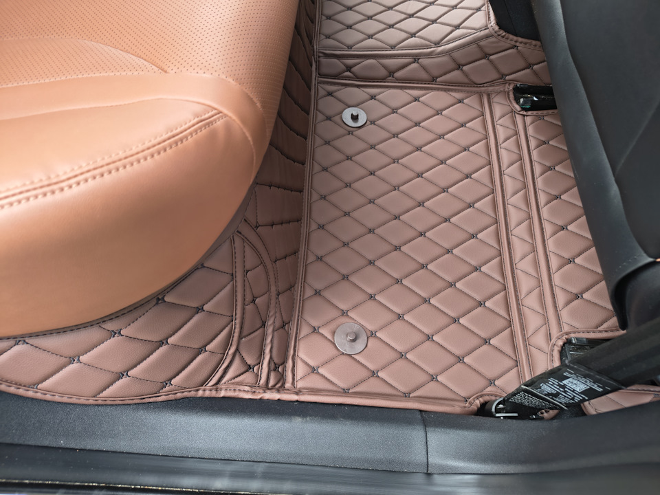 3D Коврики из экокожи (Omoda C5). Установка. — Omoda C5 (1G)