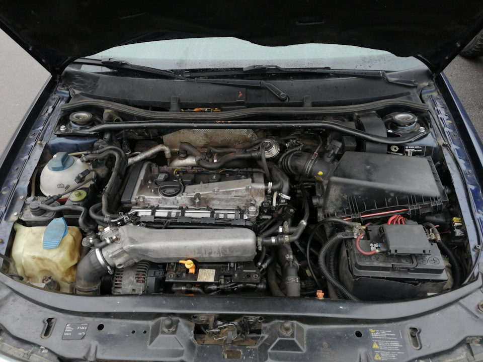 Подкапотка пока без пластика) но это не на долго) — Skoda Octavia Combi A4 Mk1