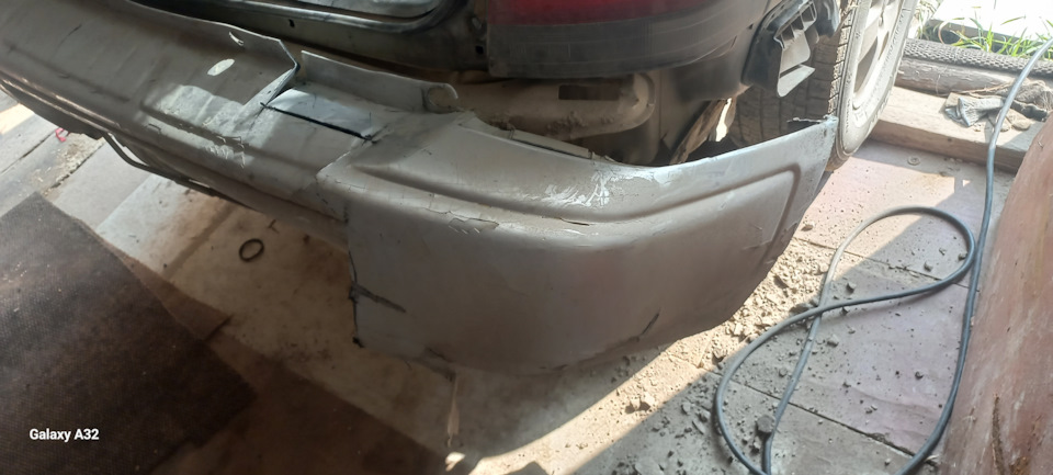 Отрезаем сломанный кусок — Subaru Forester (SF)