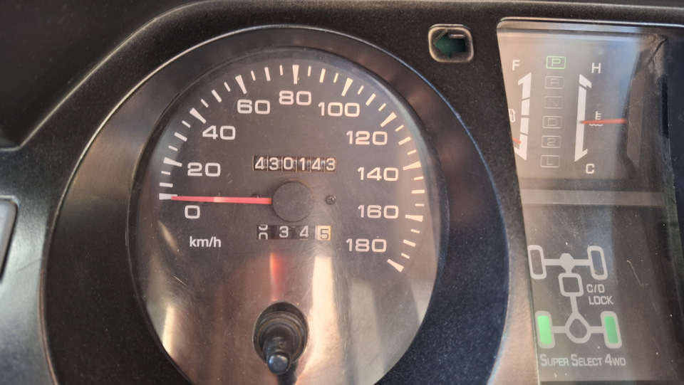 Пробег — Mitsubishi Pajero (2G)