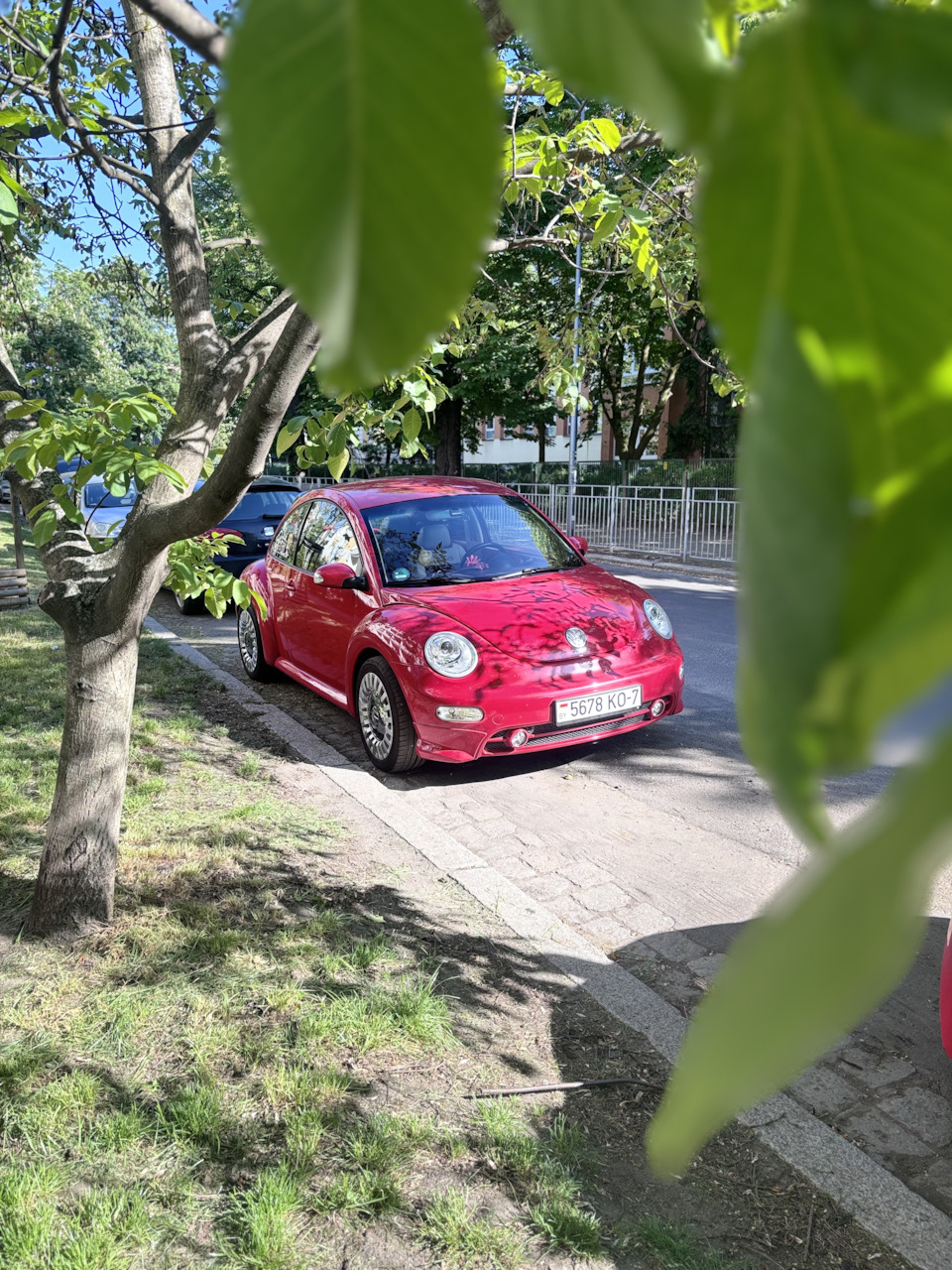 И солнечного малыша вам для привлечения хорошей погоды) — Volkswagen New Beetle
