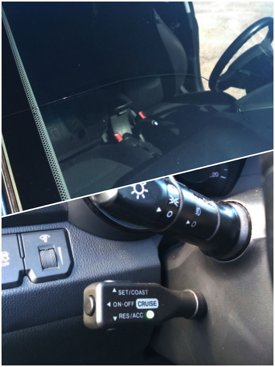 Трещина на лобовом со стороны пассажира + круиз от DRIVERGE — KIA Rio (3G)
