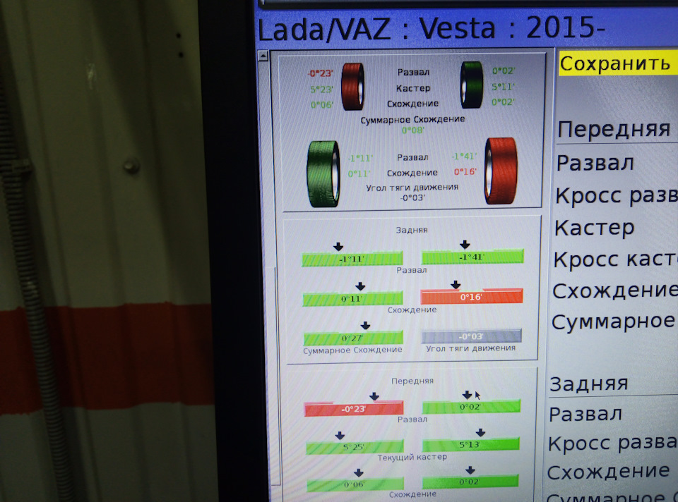 по приезду к ОД — Lada Vesta SW (1G)