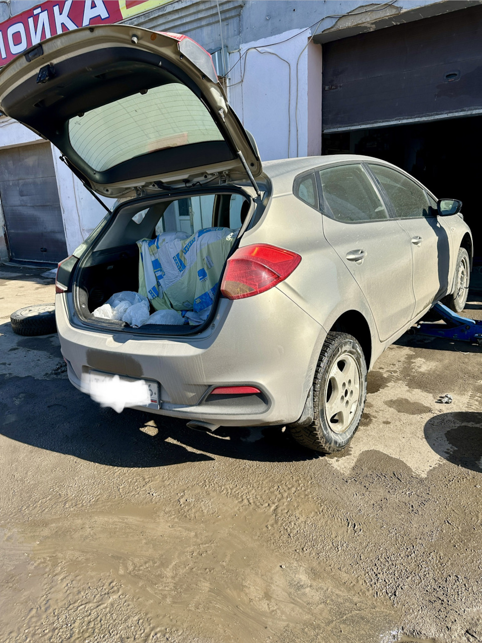 Обул старые летние шины Sailun — KIA Ceed (2G)