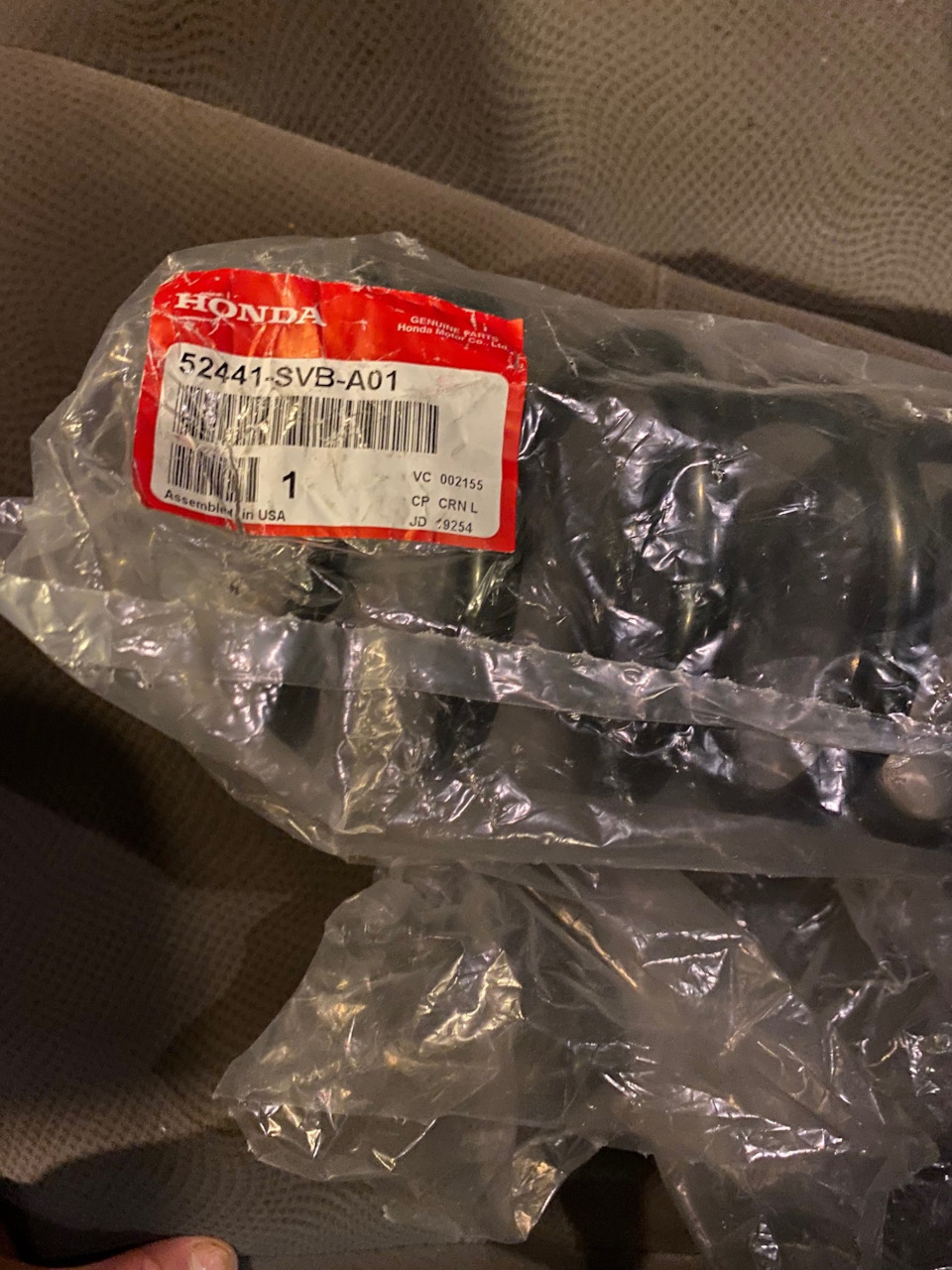 Фото в бортжурнале Honda Civic 4D (8G). Запчасти на фото: 52441SVBA01