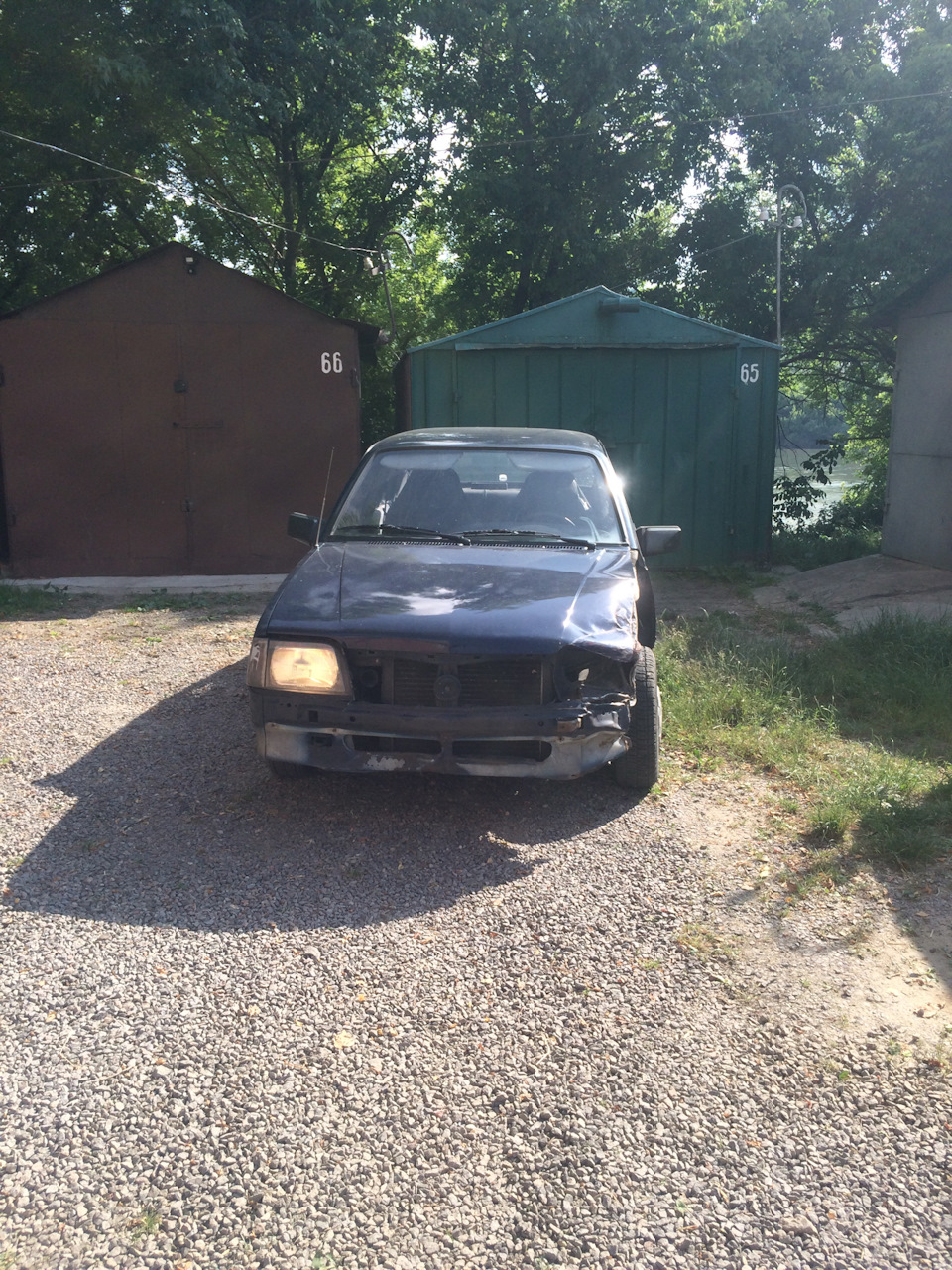 До вытяжки — Opel Ascona C