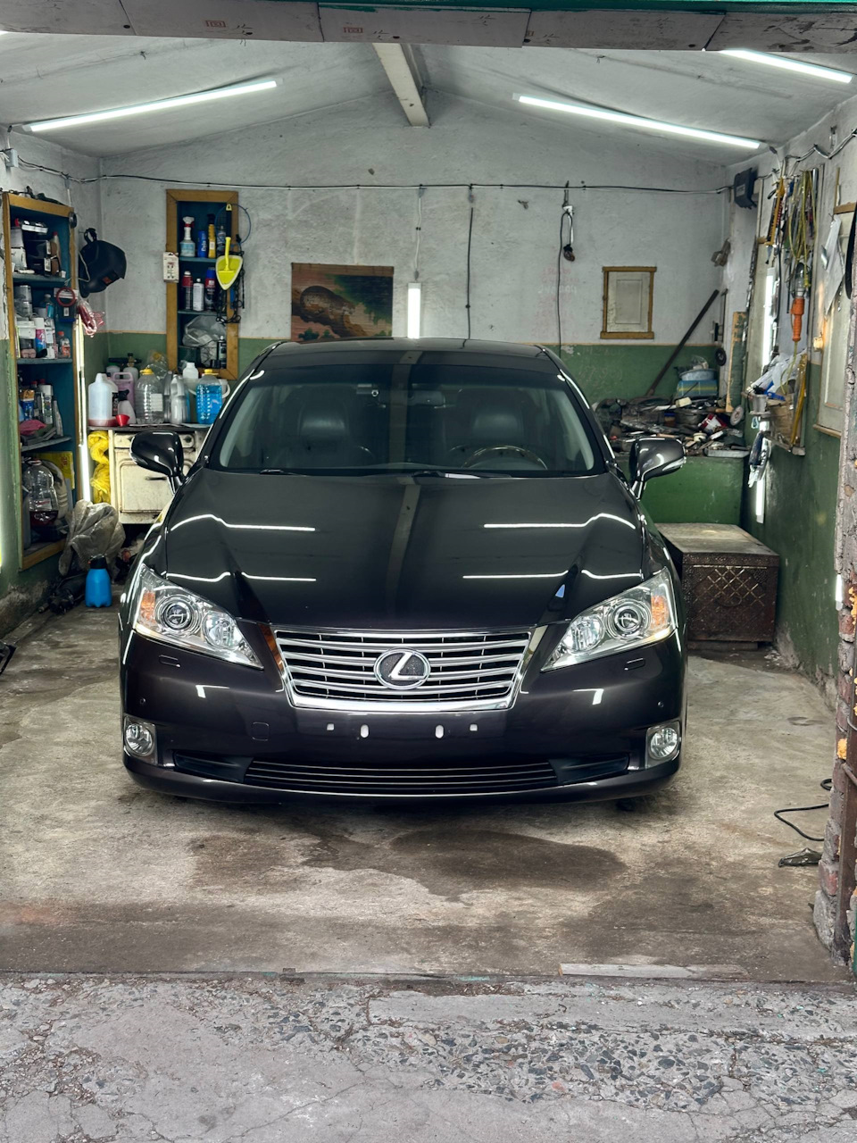 Подготовил машину к полировке и загнал в гараж — Lexus ES (XV40)
