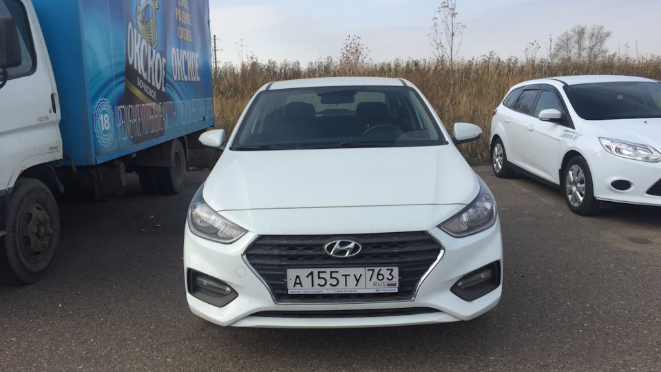 Hyundai Solaris Горе автомобиль