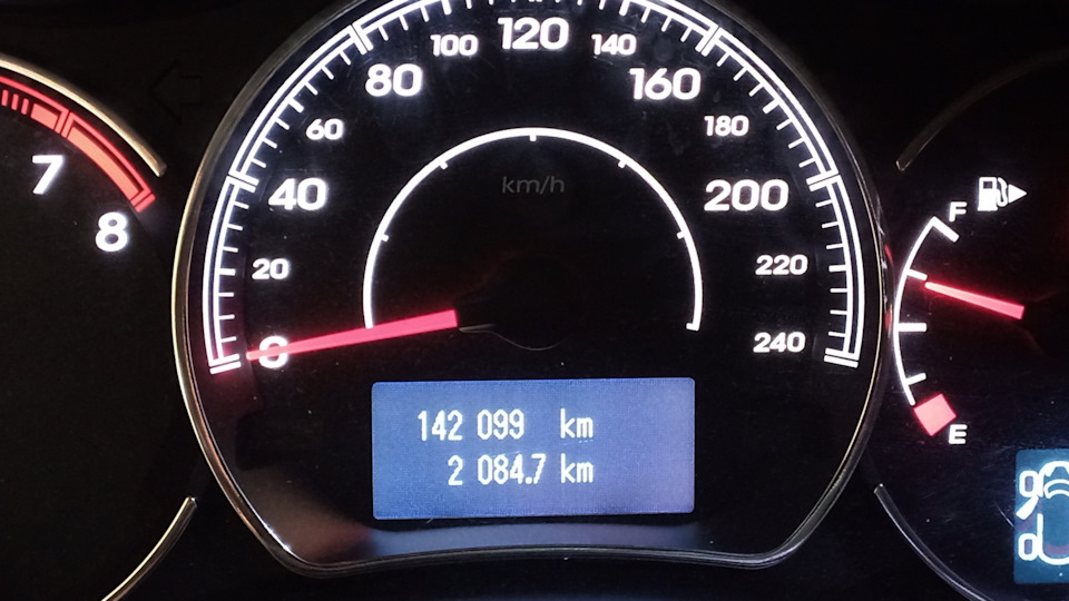 Пробег. — Renault Koleos (1G)
