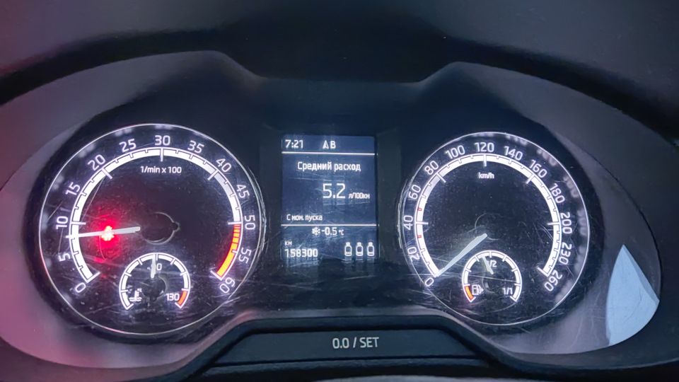 Пробег — Skoda Octavia Combi A7 Mk3