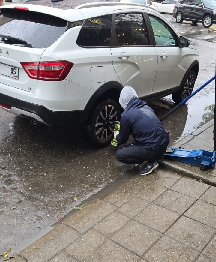 Прокол заделан — Lada Vesta SW Cross (1G)