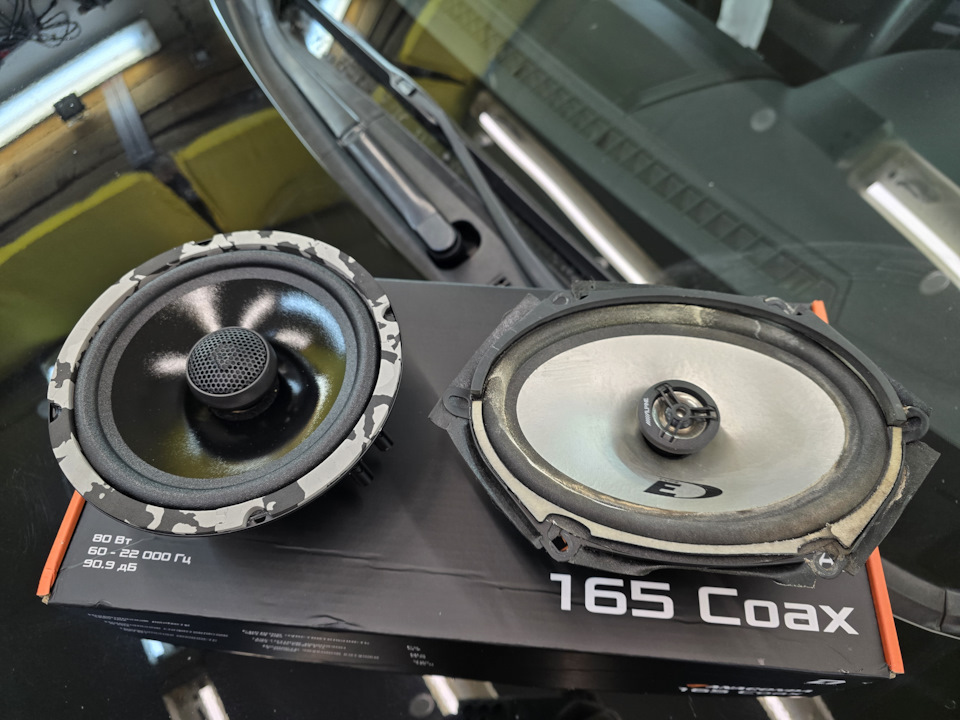 Тыл DL Audio Anaconda 165 coax 🔊🔊🔊 — Mazda 6 (2G) GH бензин, 1