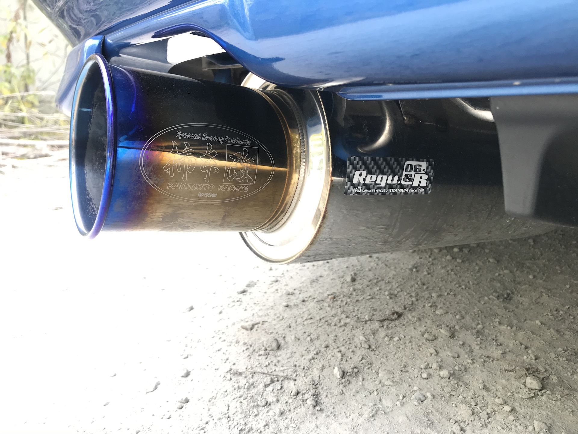 KAKIMOTO RACING Regu.06＆R TITANIUM Face Tail — Subaru Impreza (GC
