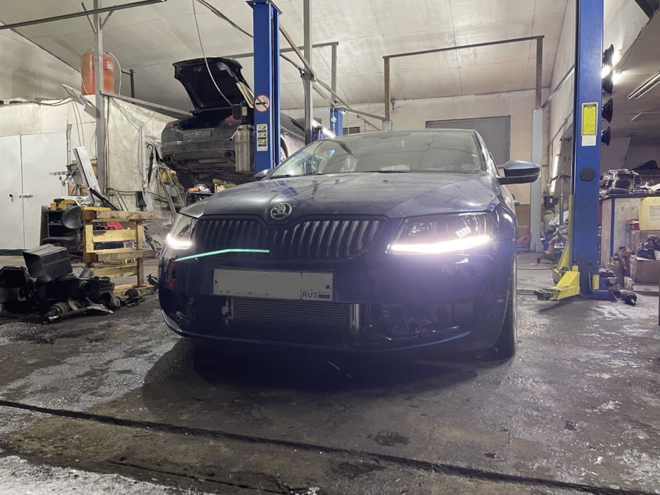 первый выезд из сервиса — Skoda Octavia A7 Mk3