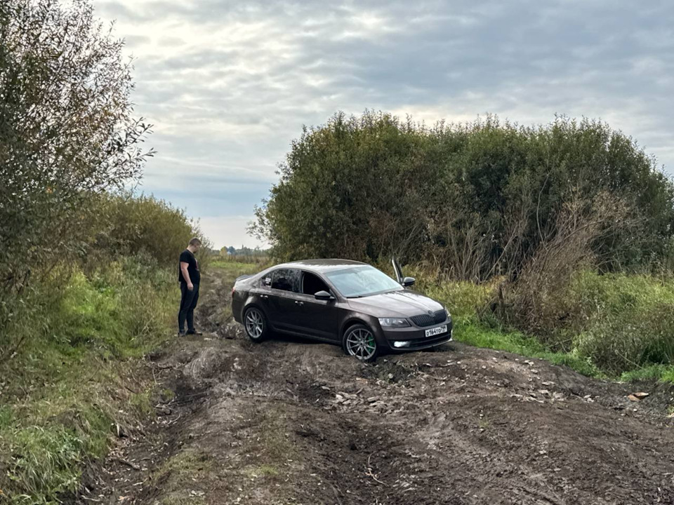 И к сожалению Шкода имеет более низкий клиренс, чем у Лады. — Lada Vesta (NG)